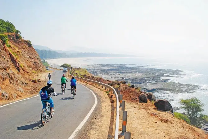 Konkan Coast cycling pic